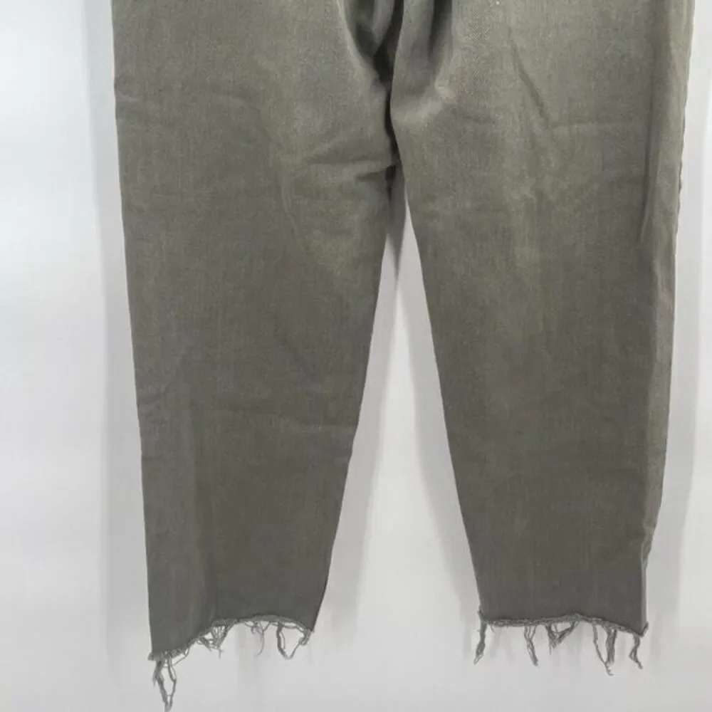 Vintage‎ Levi's 550 Relaxed Fit Olive Green Jeans Size 31W/32L Cropped USA